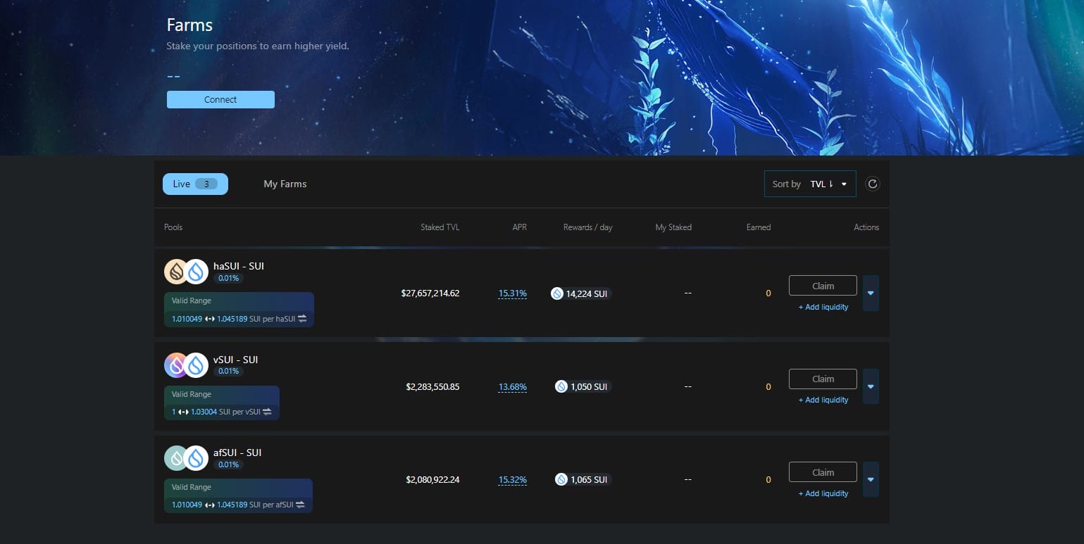 YieldFi stablecoin yield platform interface