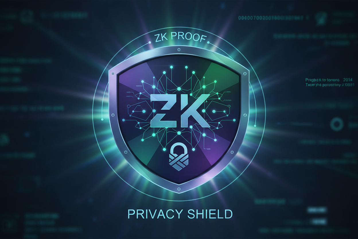 ZK proof privacy shield icon