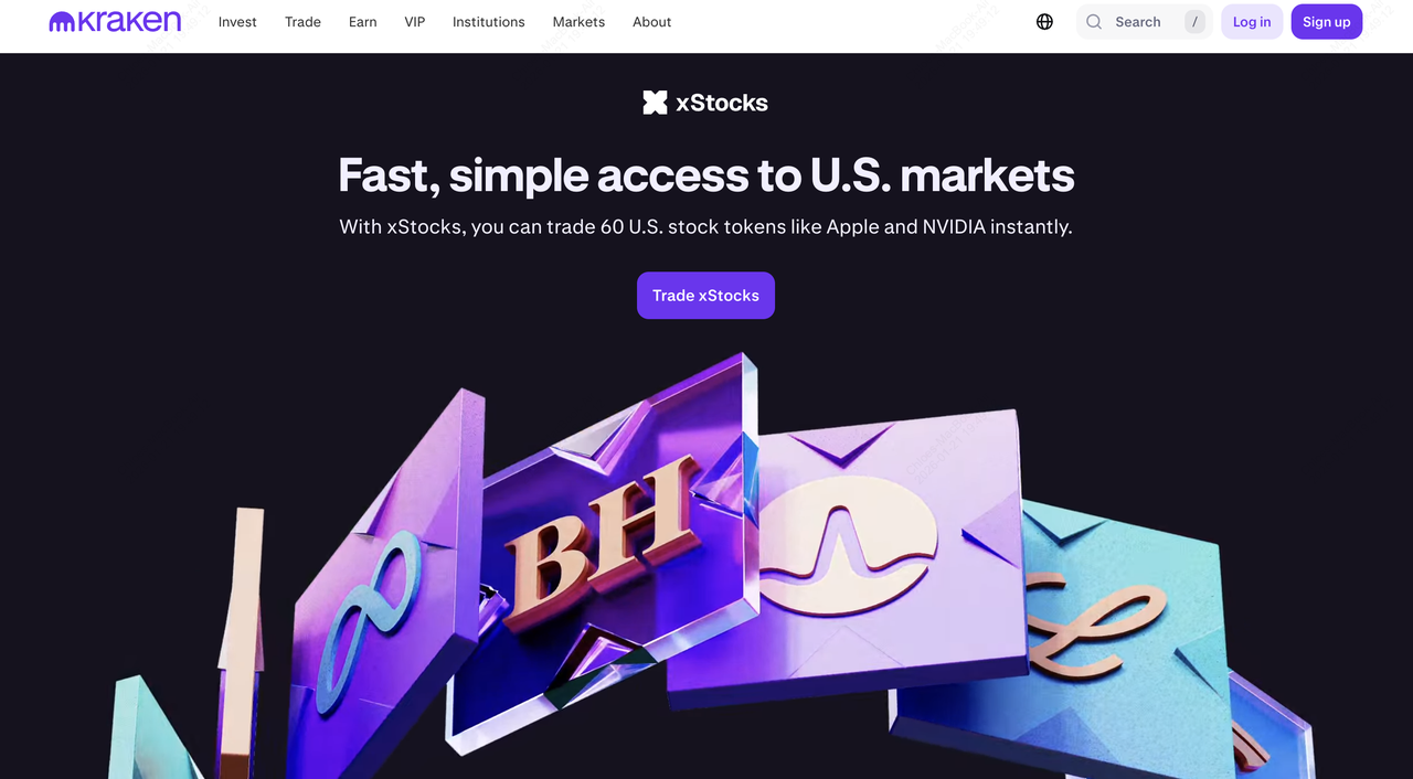 Kraken xStocks NVDAx spot trading Solana