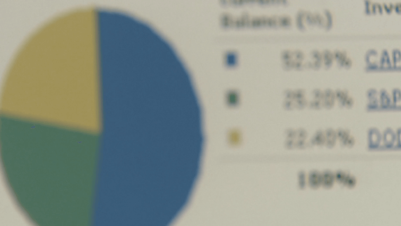 401k allocation pie chart crypto
