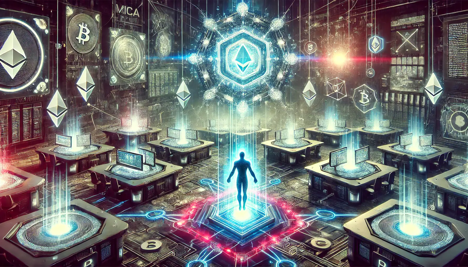 User interacting with multiple DeFi platforms