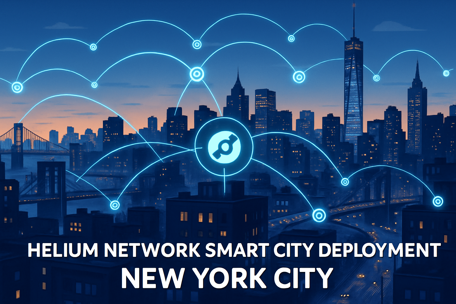 Helium Network smart city deployment New York City