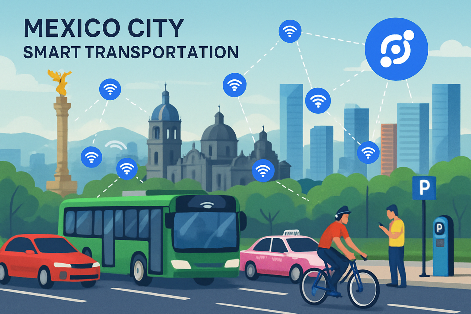 Mexico City Helium Network smart transportation