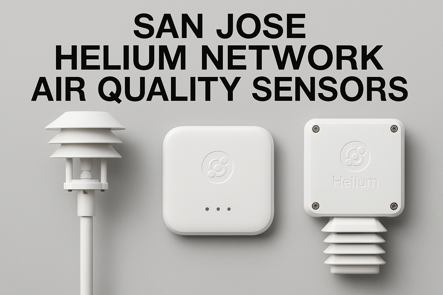 San Jose Helium Network air quality sensors