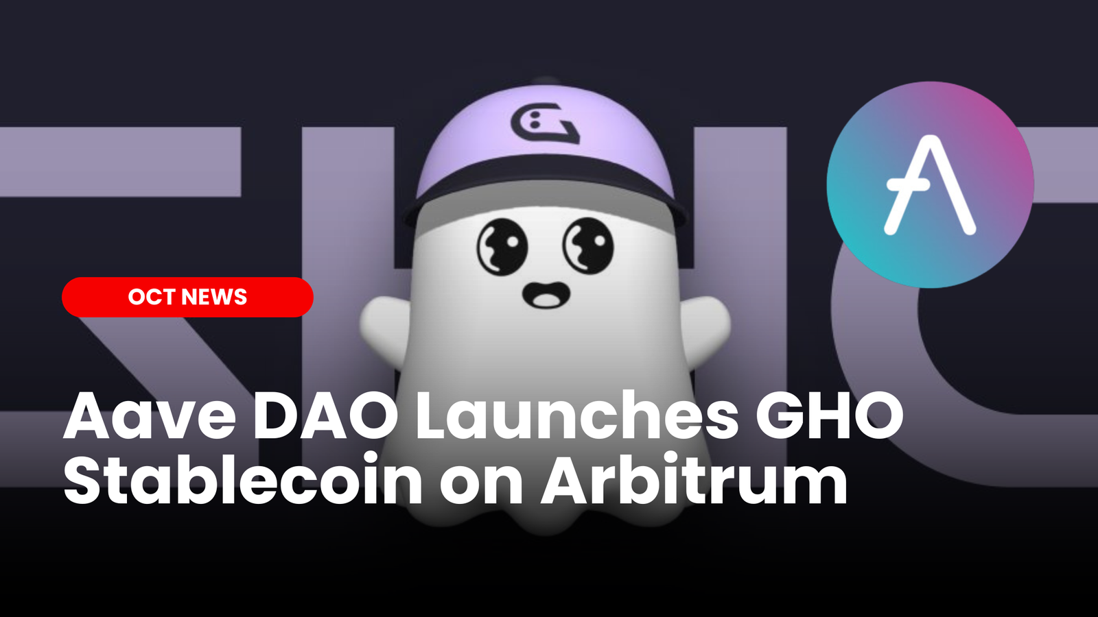 GHO Aave stablecoin logo Arbitrum