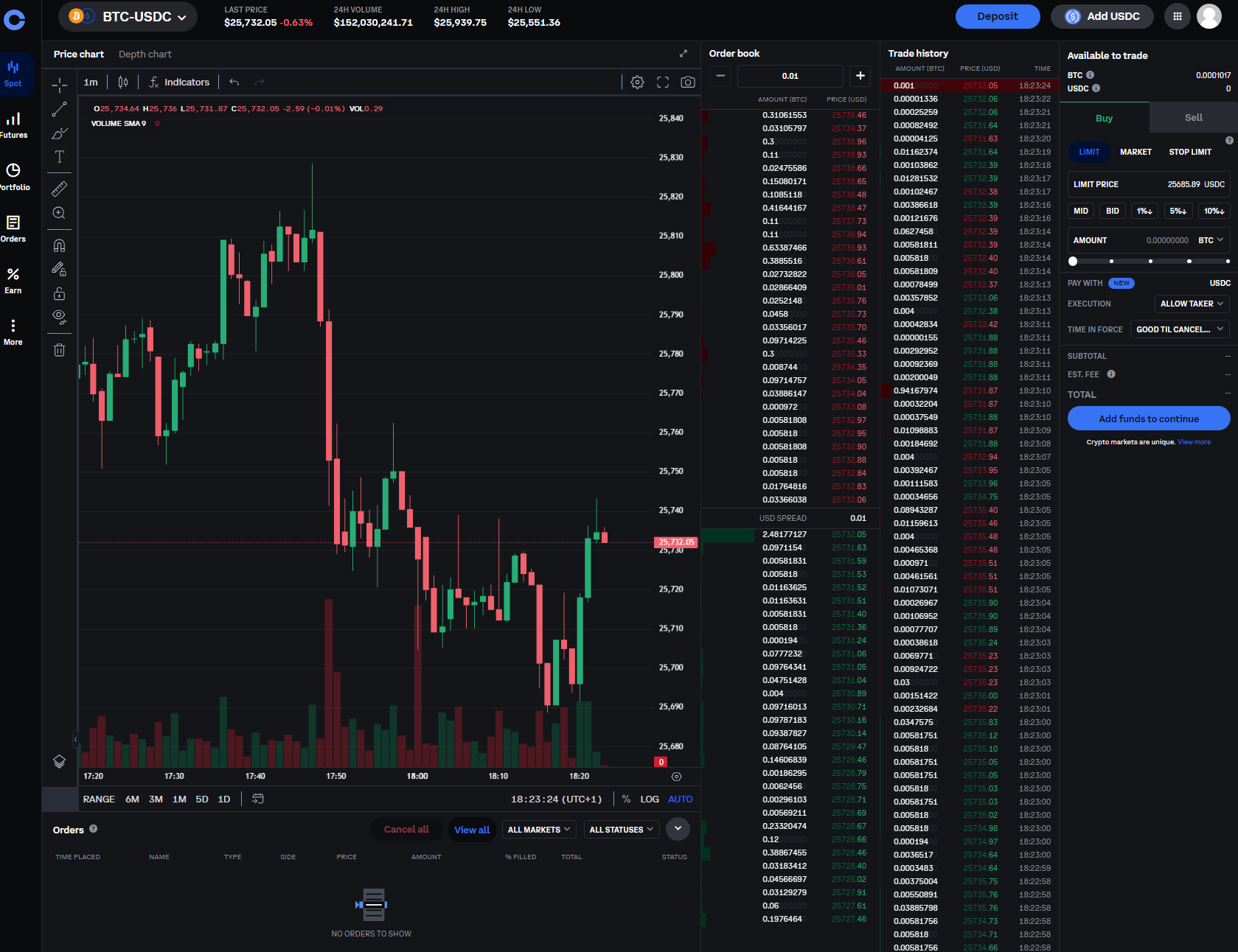 Coinbase Binance Kraken exchange interface 2025