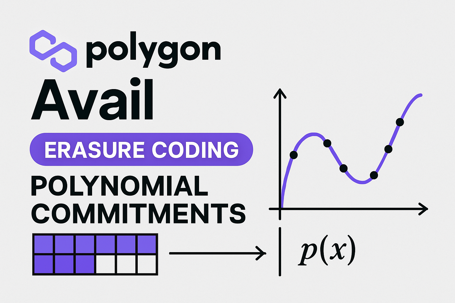 Polygon Avail erasure coding polynomial commitments