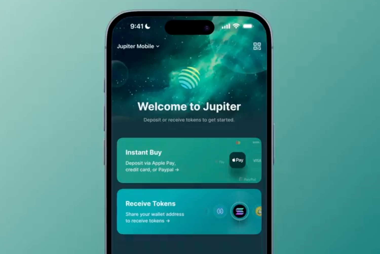 Jupiter DEX Solana mobile app