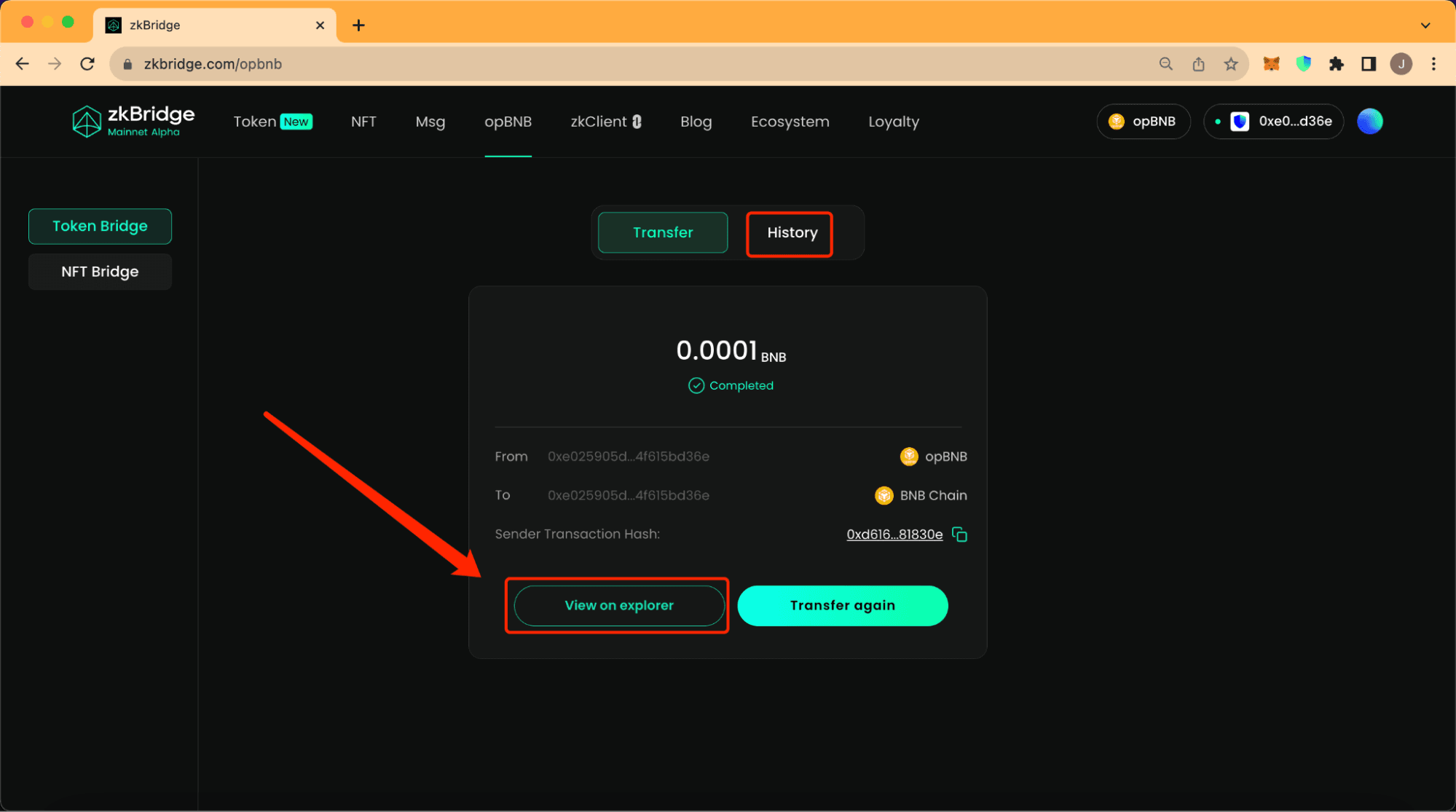 Trust Wallet app DApp integration