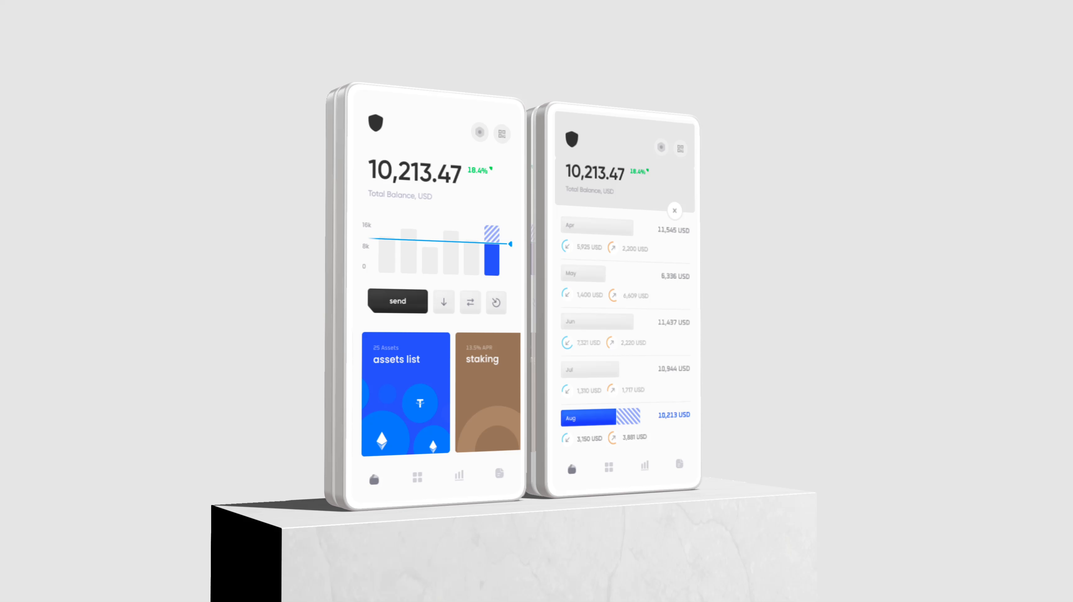 Trust Wallet mobile app interface