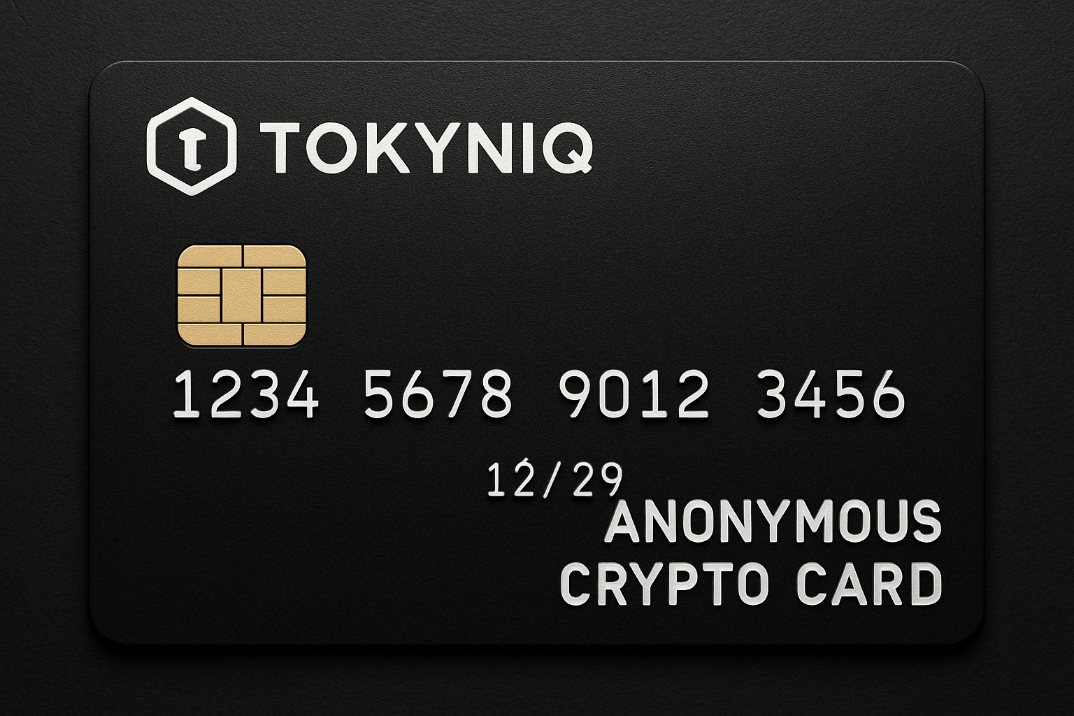 Tokyniq Anonymous Crypto Card