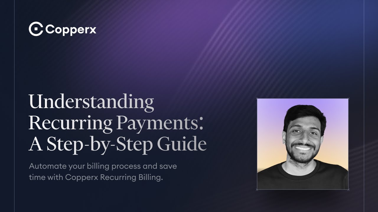 Copperx recurring billing crypto dashboard