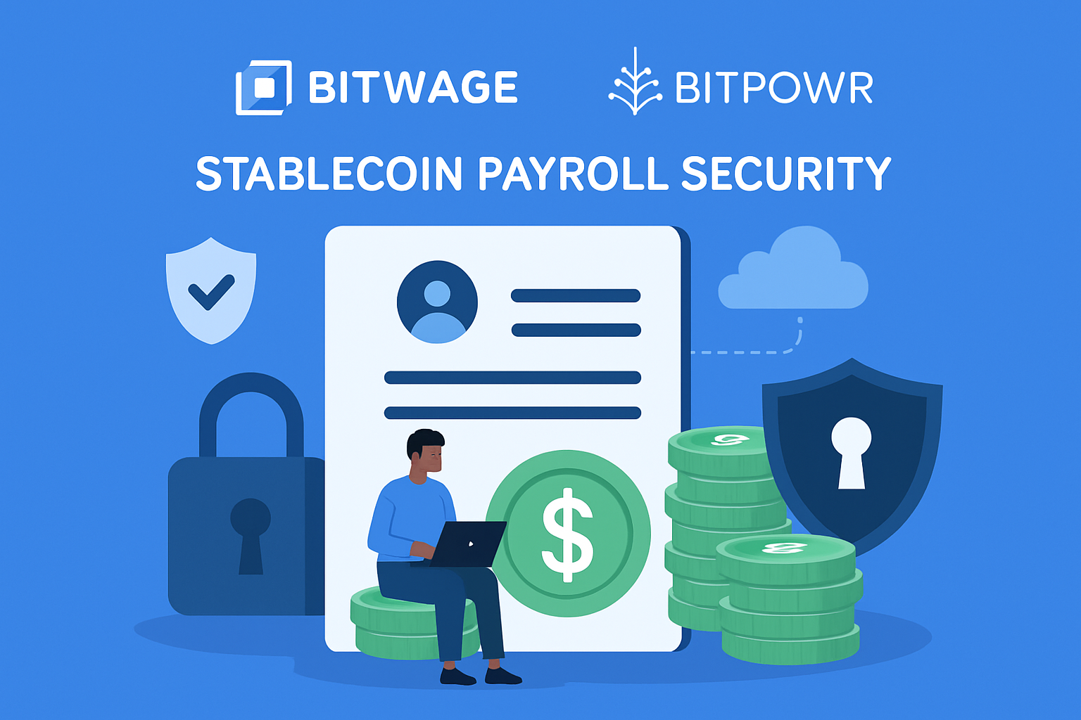 Bitwage Bitpowr stablecoin payroll security