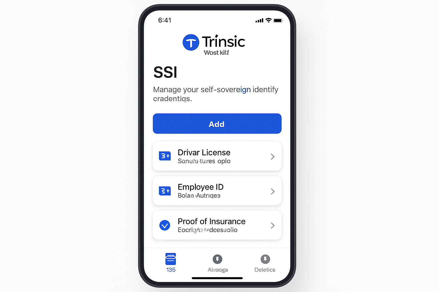Trinsic Wallet SSI interface