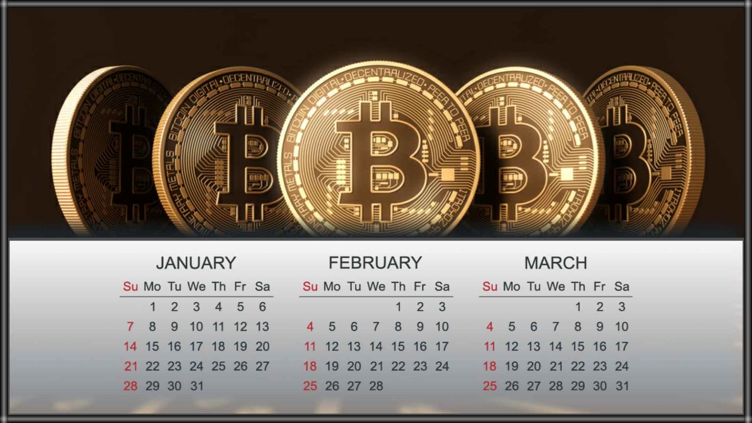 Macro economic calendar Bitcoin impact