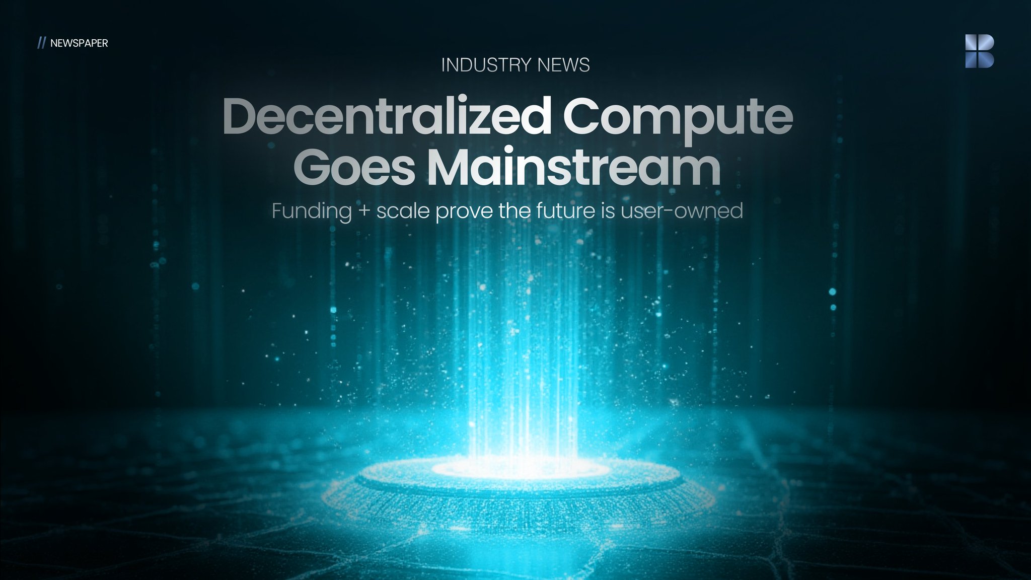 scalable decentralized AI compute network