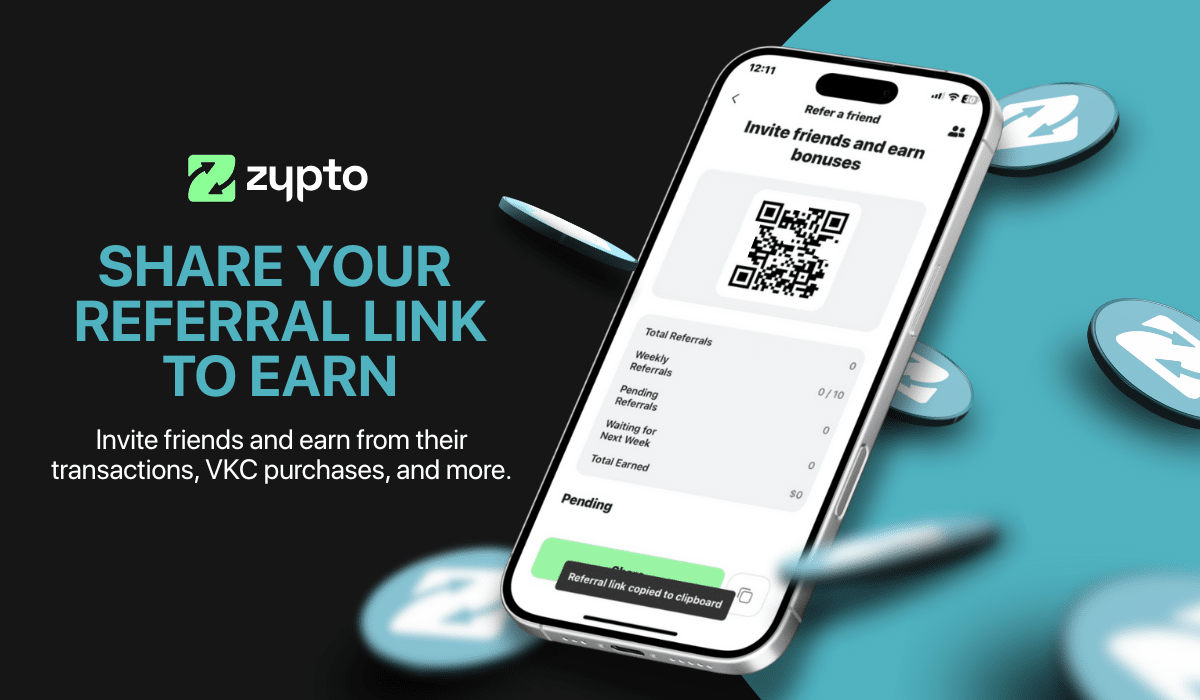 DeFi referral rewards program