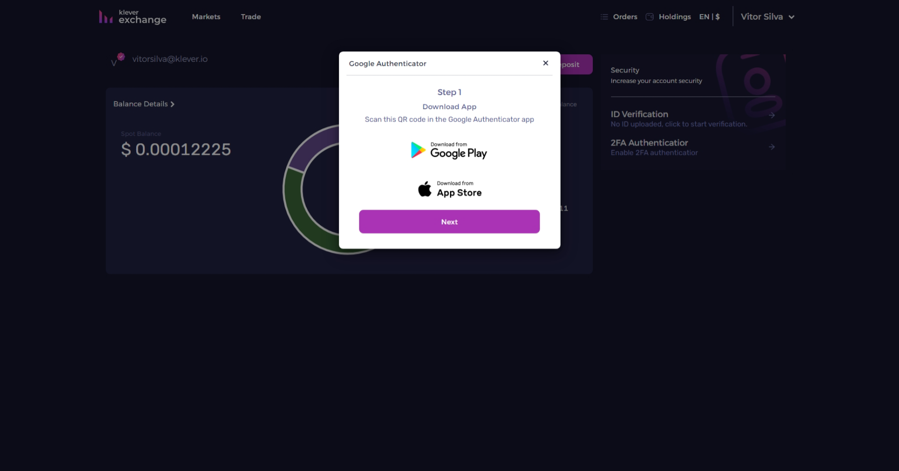 crypto multi-factor authentication security app