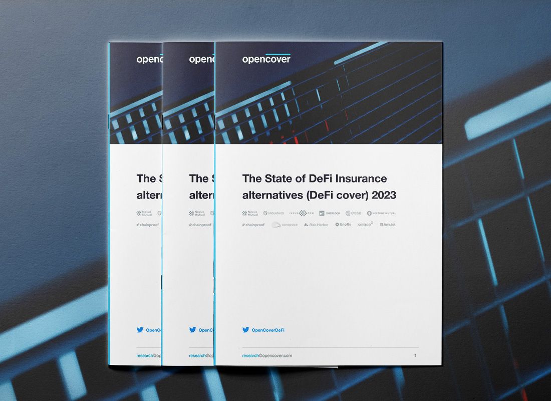 DeFi insurance policy review interface