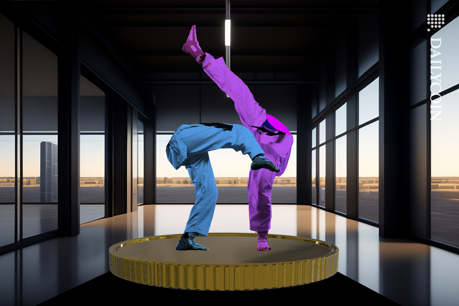 Kareta Aptos NFT battle gameplay