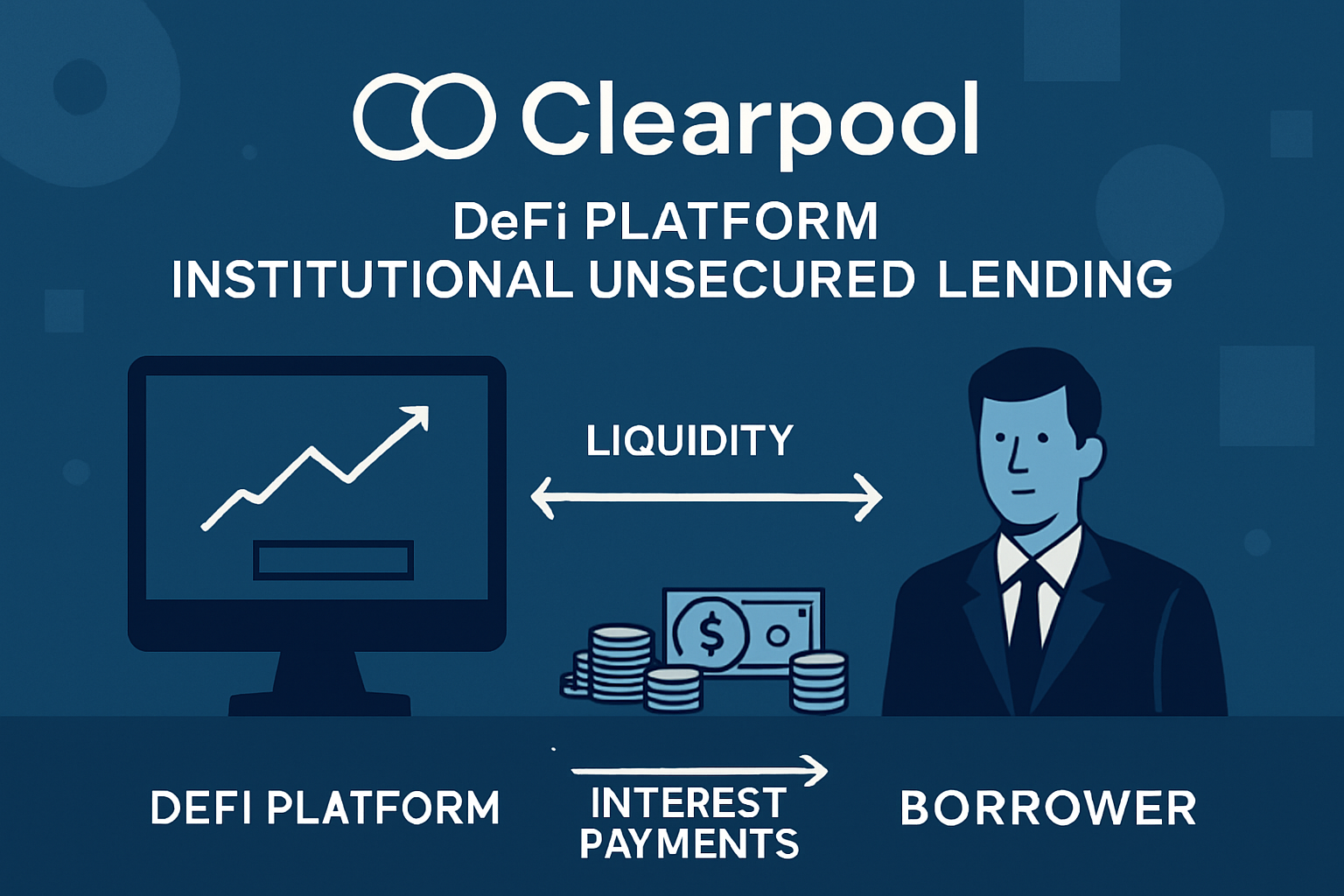 Clearpool DeFi platform institutional unsecured lending