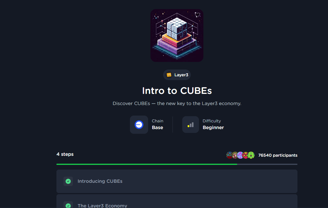 Layer3 Base onchain quests