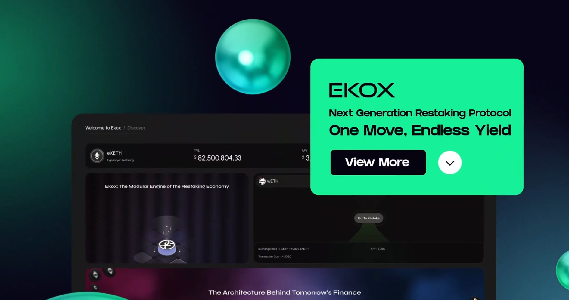 Curve Finance eXETH pool interface