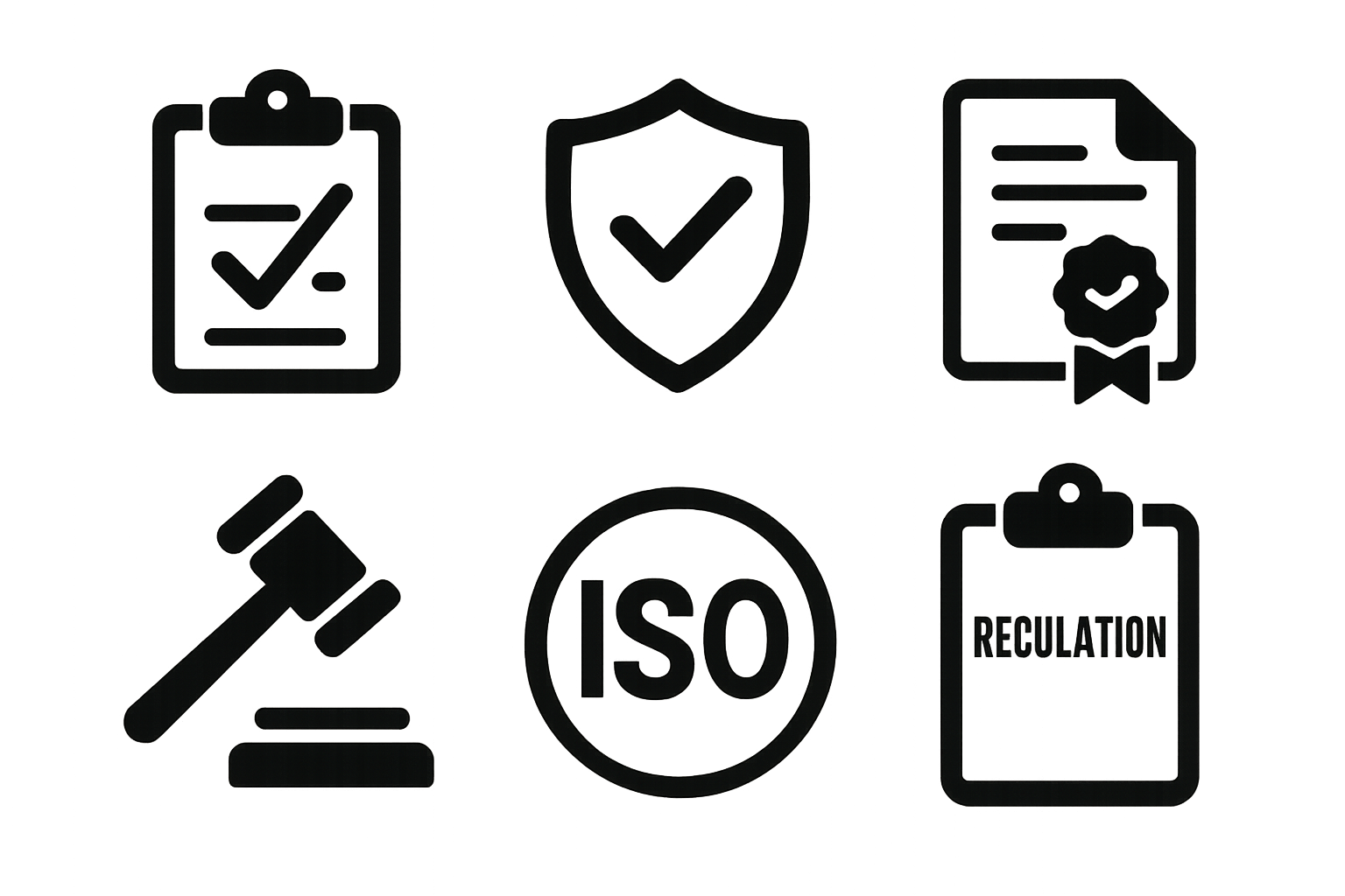 regulatory compliance icons