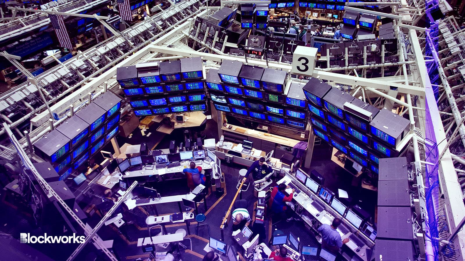 crypto ETF trading floor