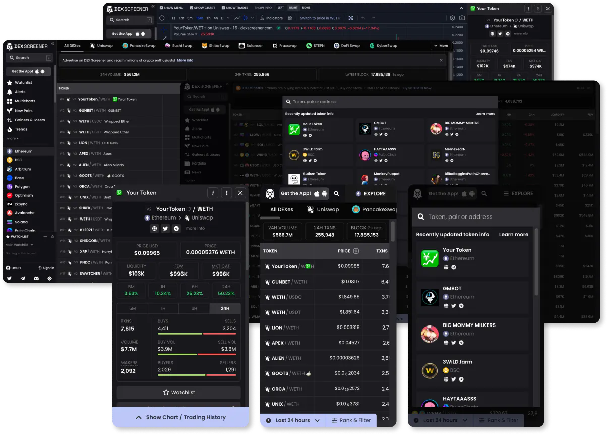 Base Layer 2 DEX trading interface