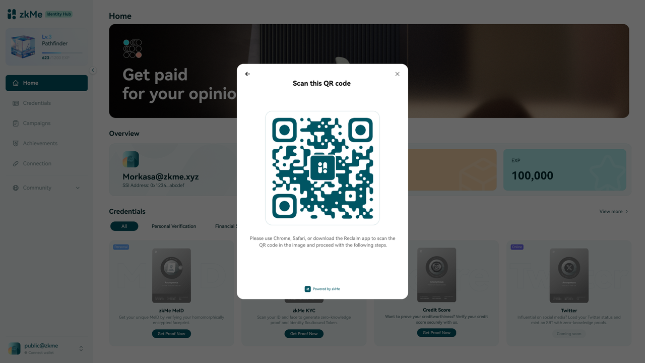 zkMe Solana identity wallet