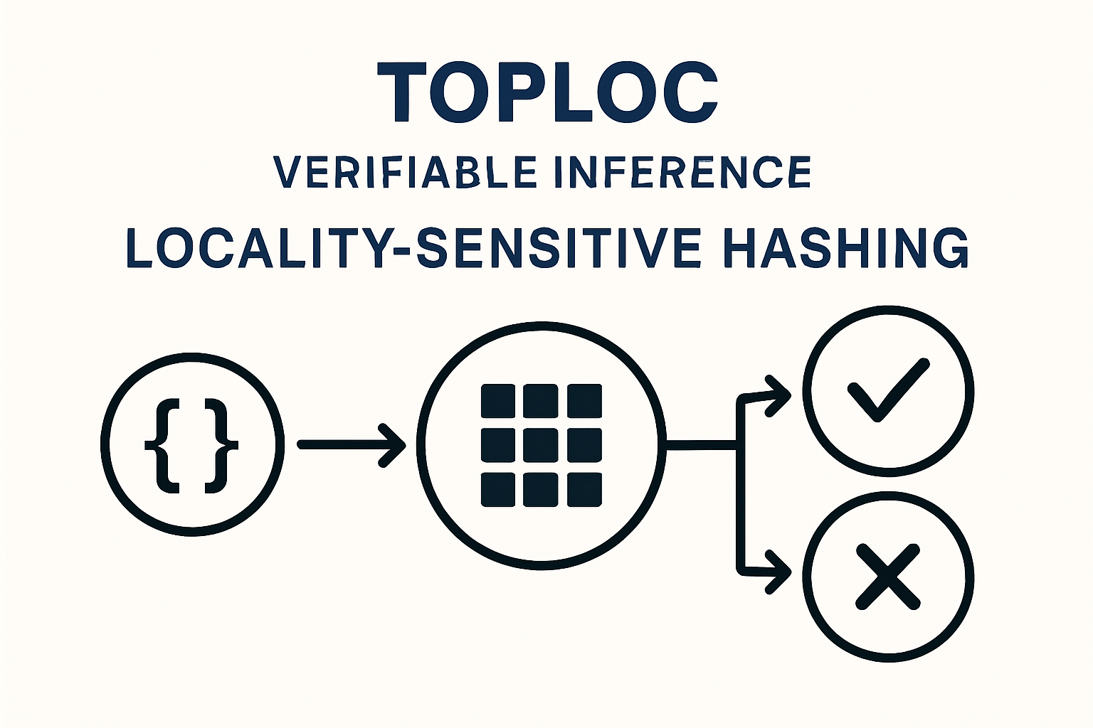 TOPLOC verifiable inference locality-sensitive hashing