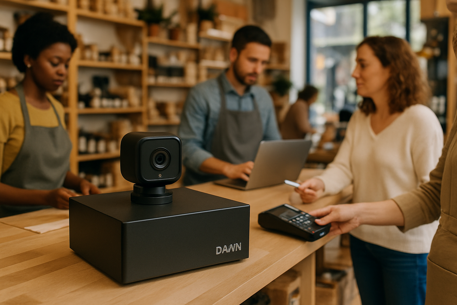 DAWN Black Box setup in busy small business