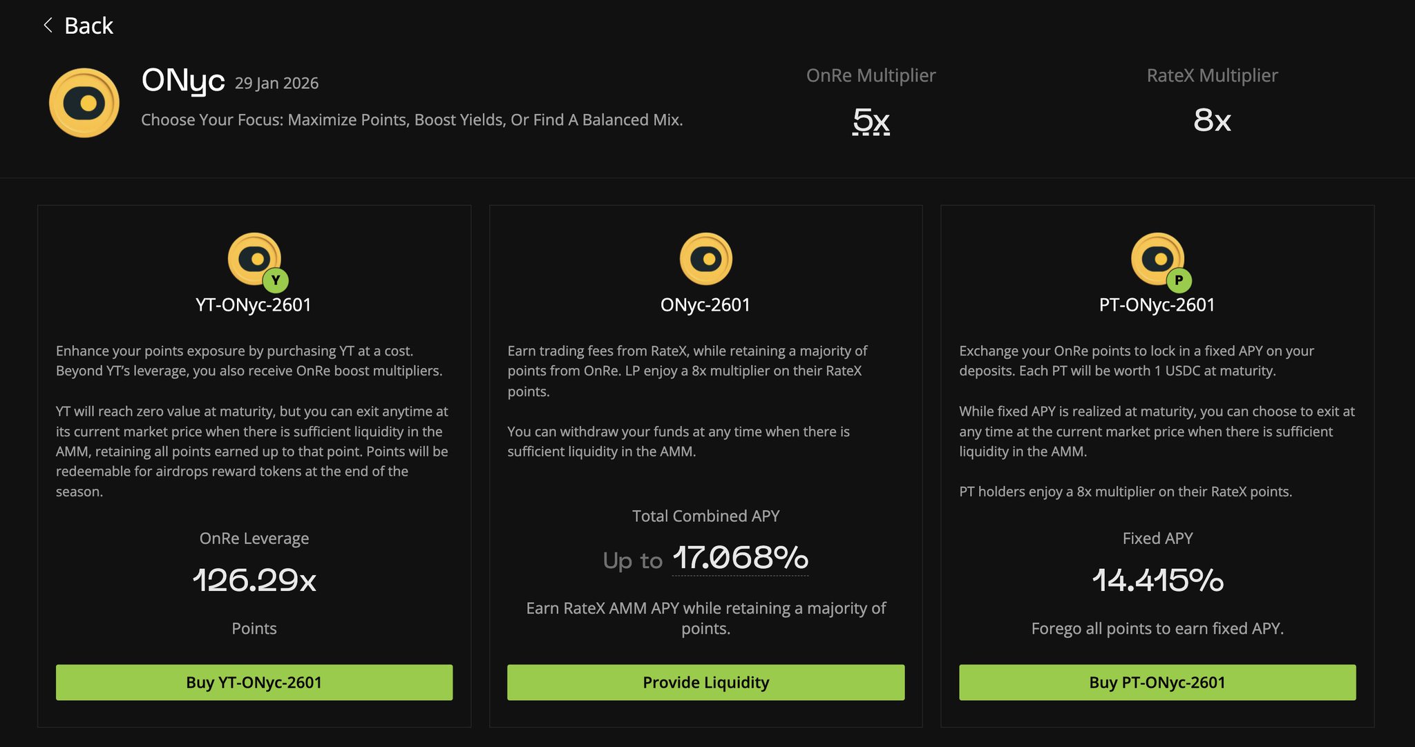 OnRe reinsurance yield platform interface