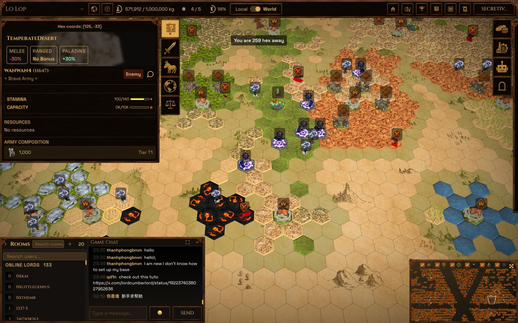 Realms.gg Starknet Eternum game