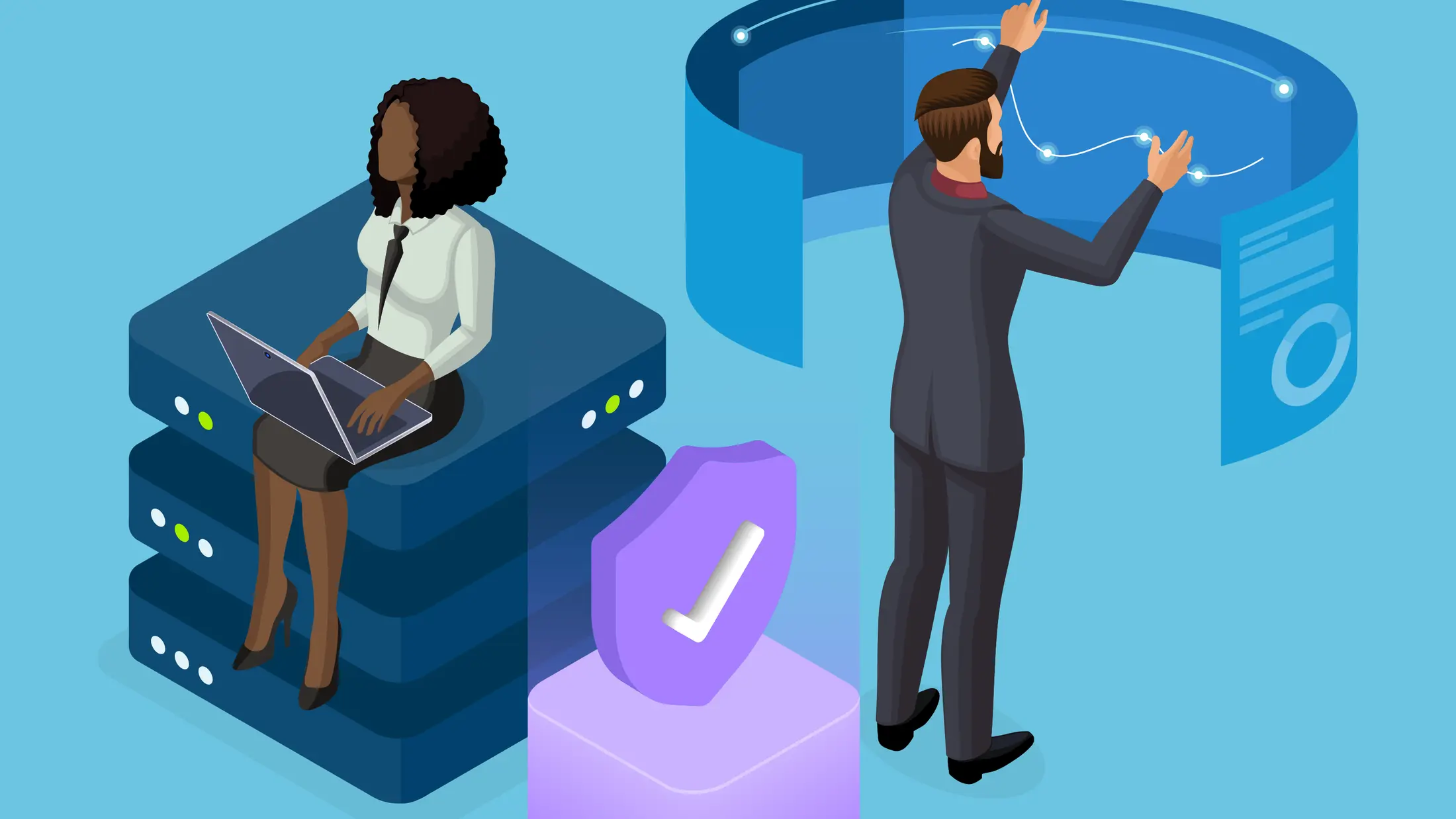 data breach prevention zero-knowledge illustration