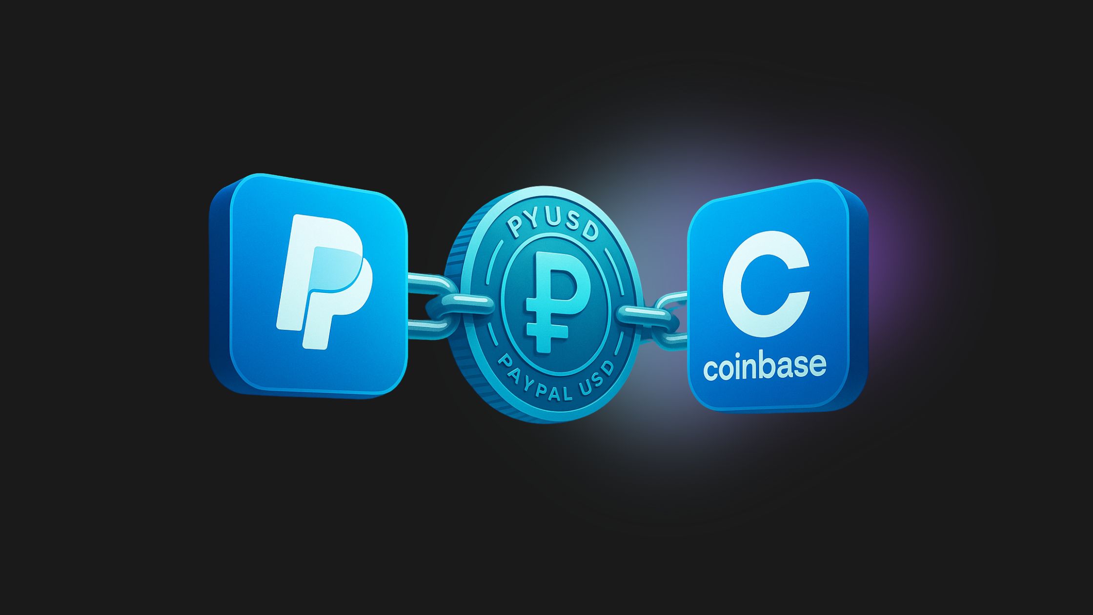 Circle USDC and Paxos PYUSD logos side by side