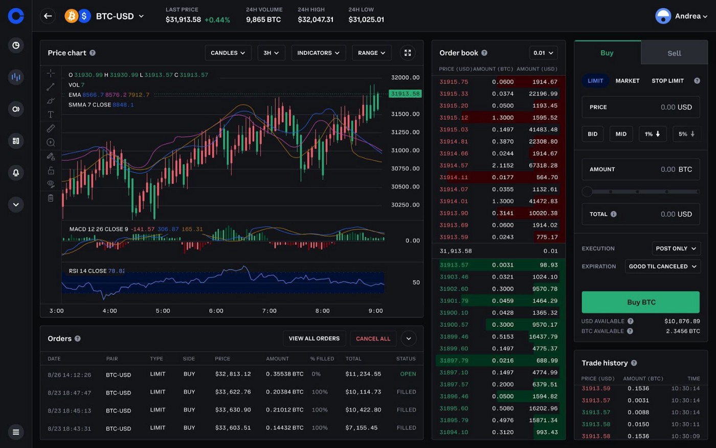 Coinbase app DEX trading Base tokens screenshot