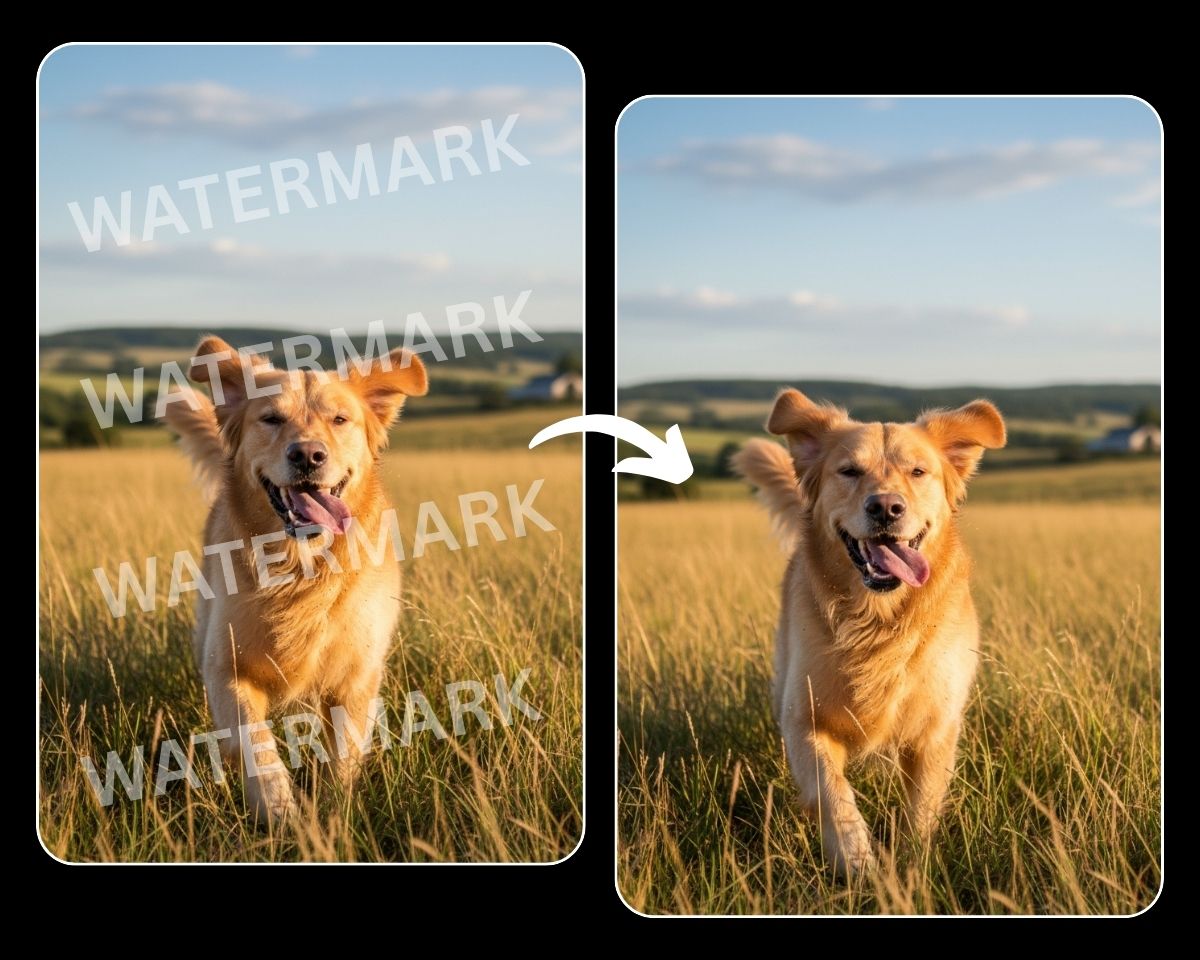 Diffusion editing watermark removal AI