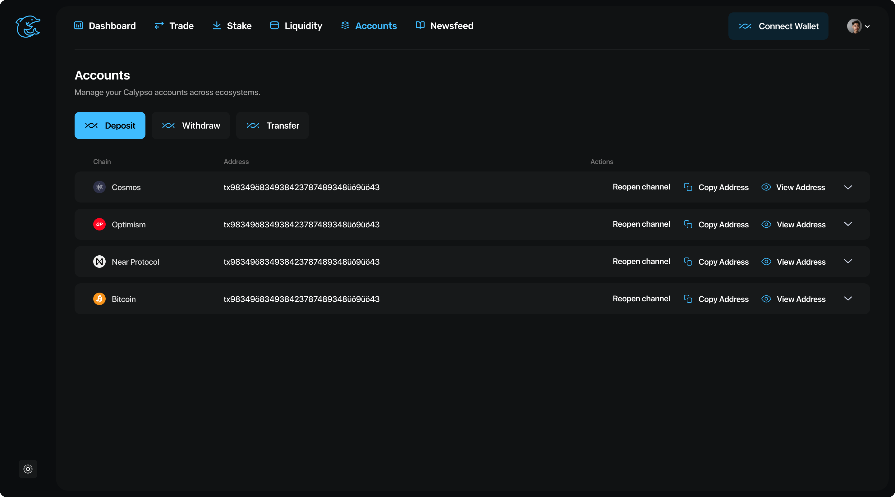 Agoric Noble Fast USDC transfer user interface