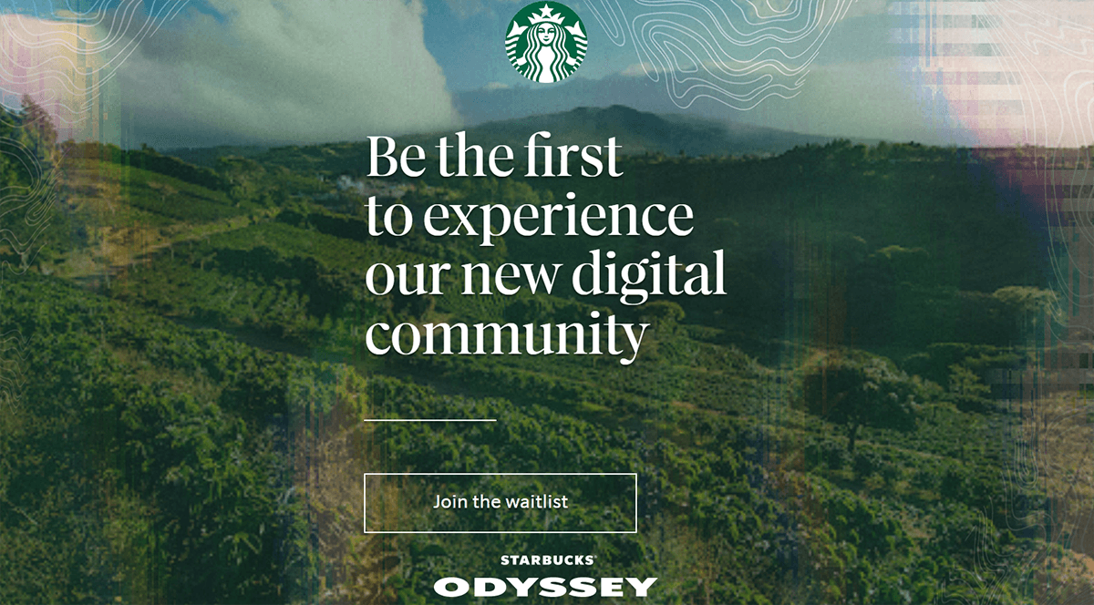 Starbucks Odyssey NFT loyalty