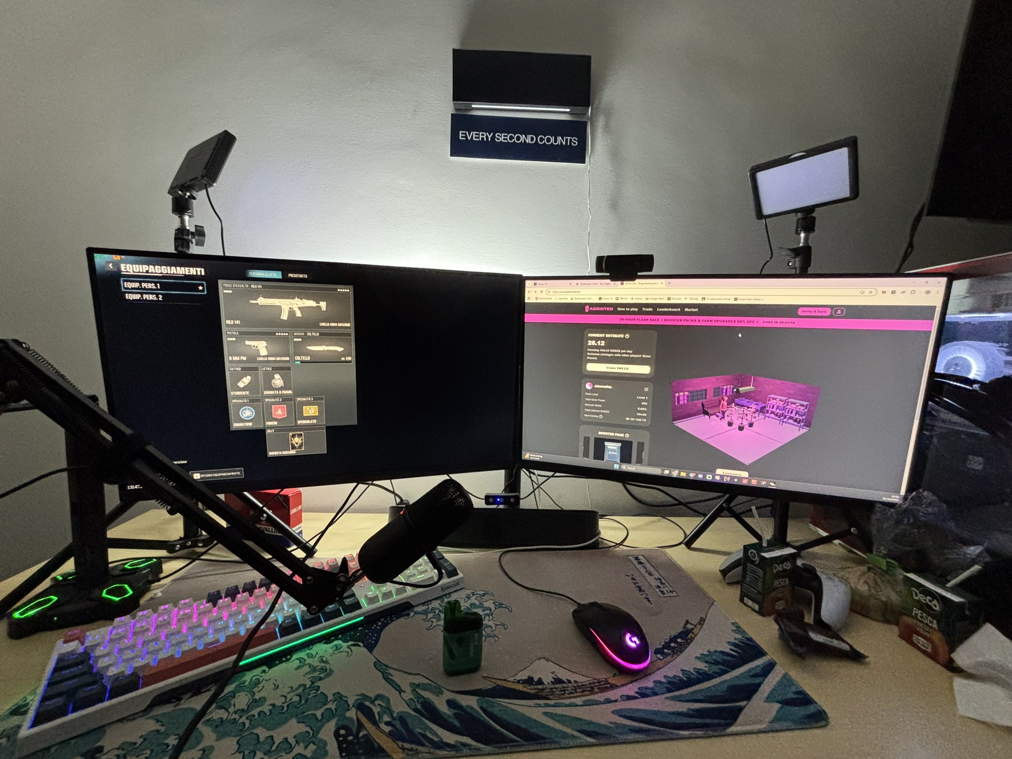 Addicted.fun pack sales and upgrades