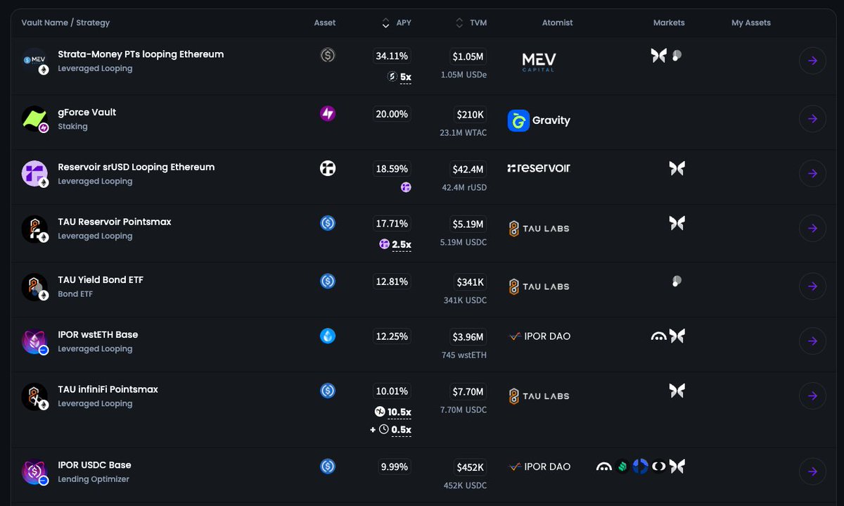 Castle Finance vault protocol UI