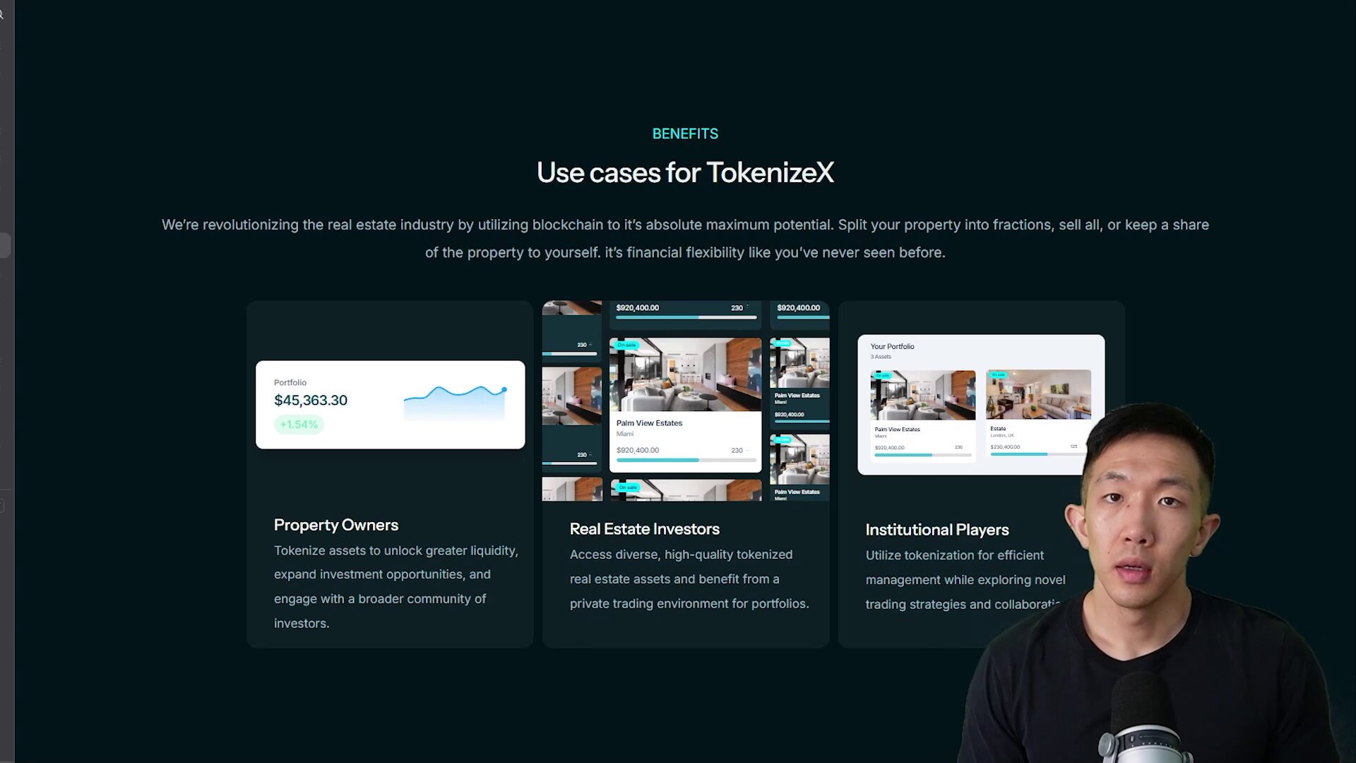 EstateX tokenized property investment platform
