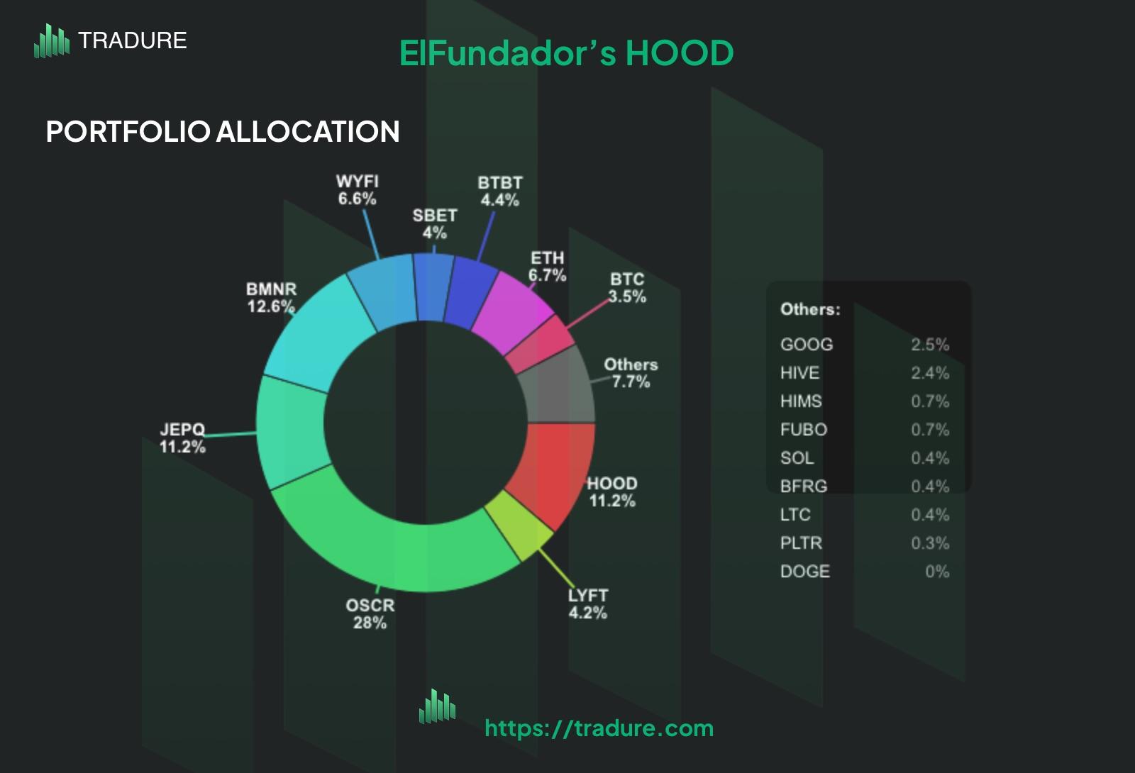 401k portfolio allocation pie chart