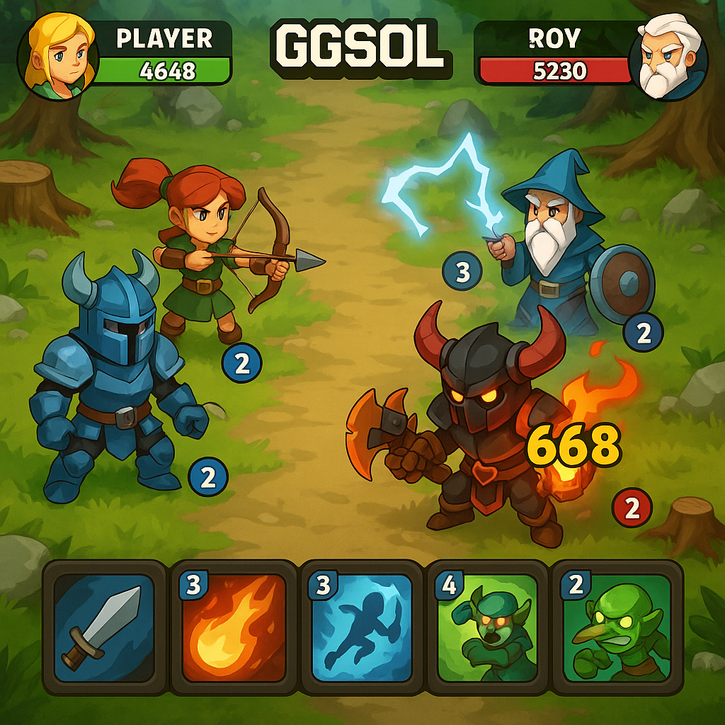 GGSOL PvP battle gameplay