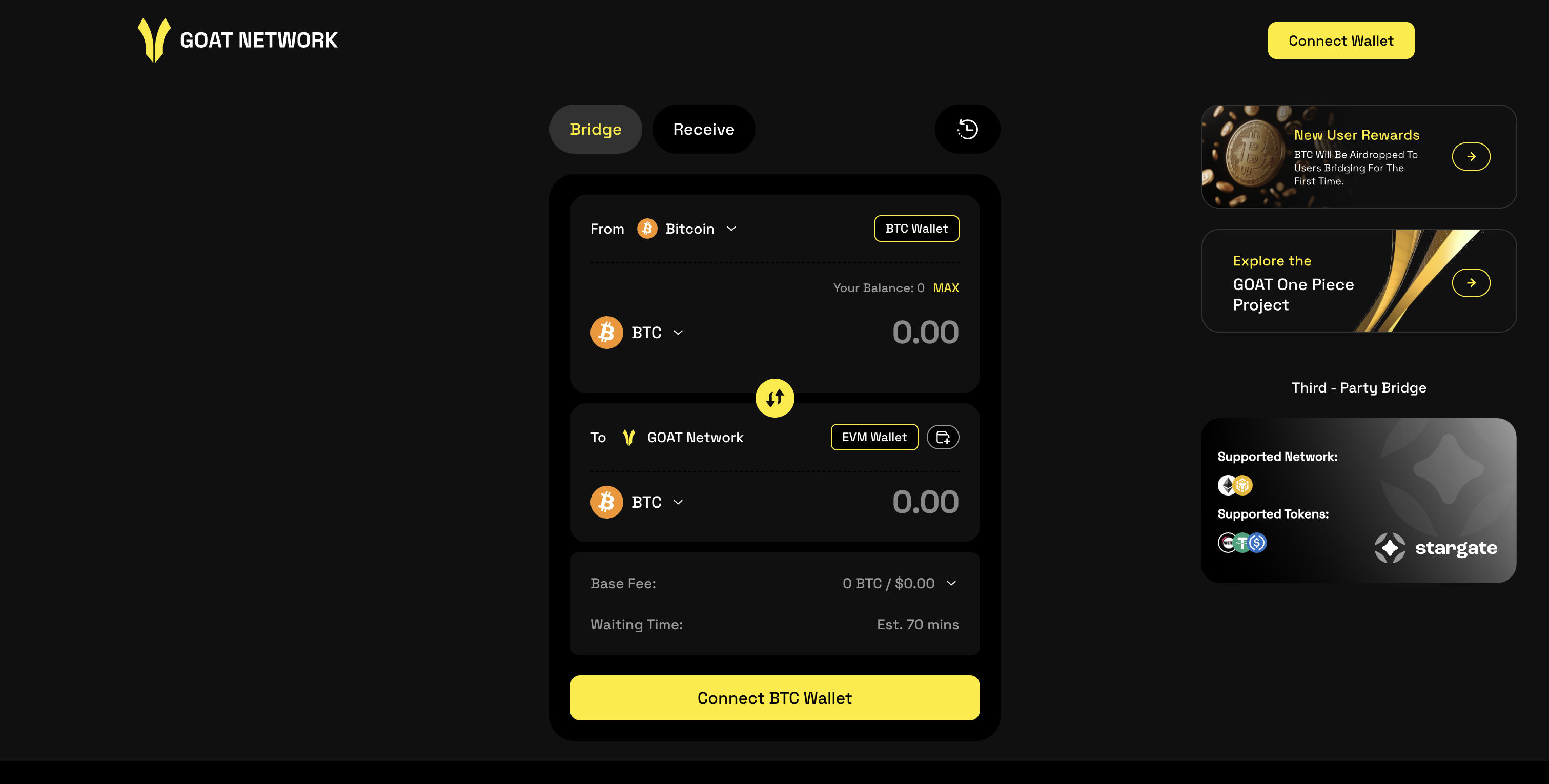 GOAT Network withdrawal process infographic