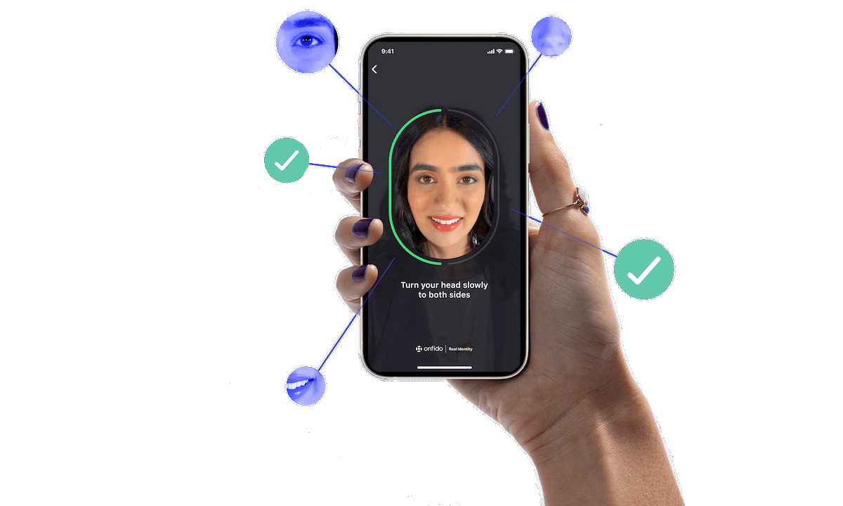Onfido AI identity verification crypto