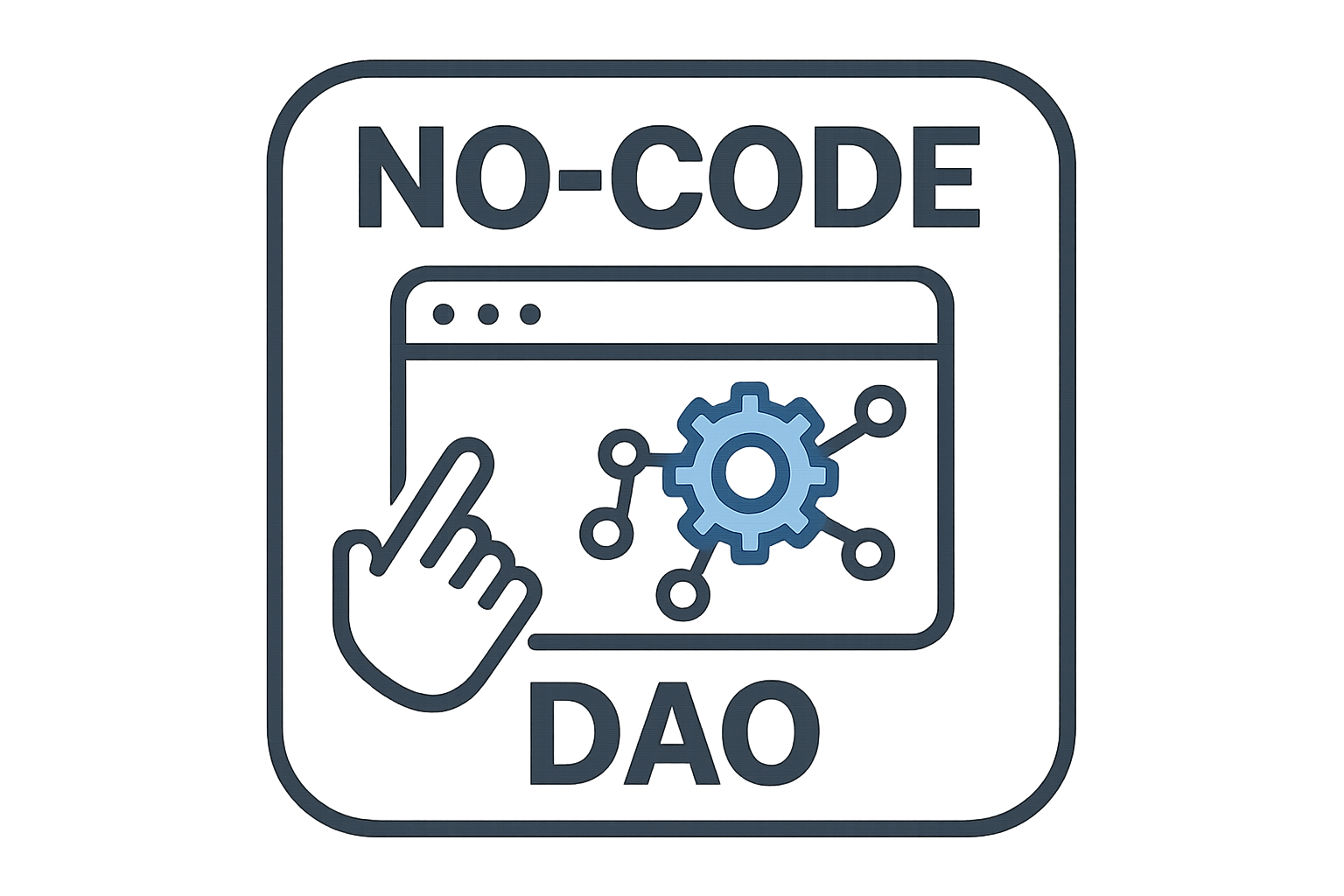 no-code DAO creation interface icon