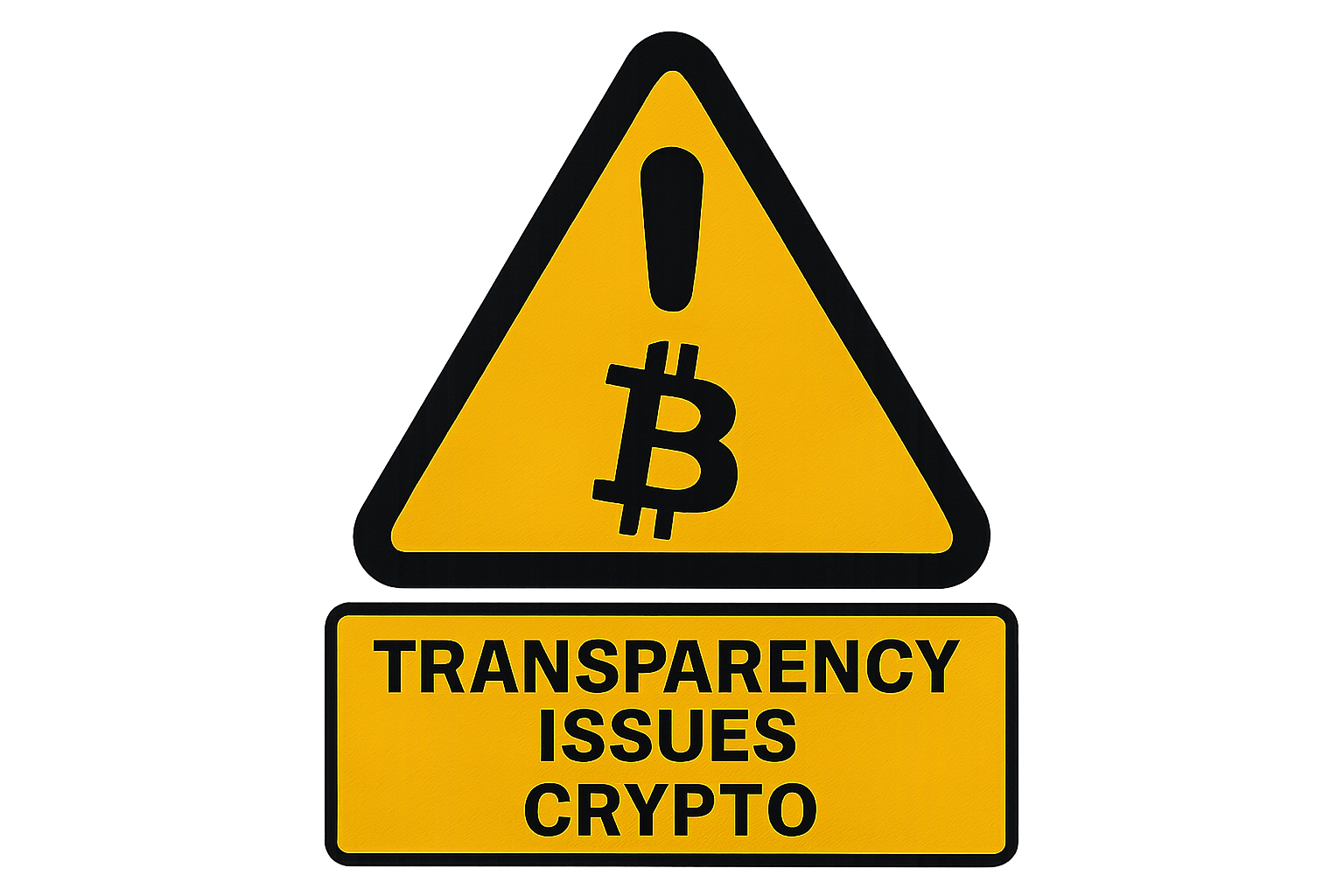transparency issues warning sign crypto